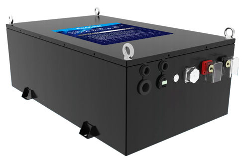 최신 회사 사례 홀랜드 보트 76.8V 배외 모터 배터리 공급