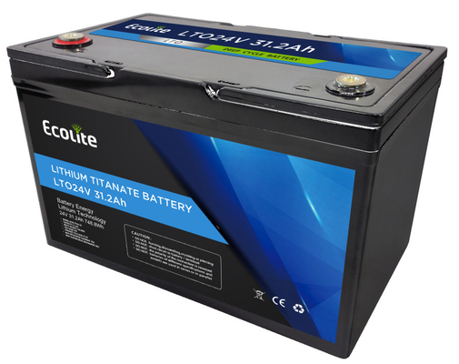 품질  Ecolite LTO24-30 24V 31.2Ah Lithium Titanate Battery Pack 748.8Wh Energy 공장