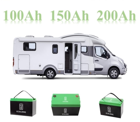 라이프포4 12V 100Ah 휴대용 리?? 배터리 팩 RV 카라반 보트 홈