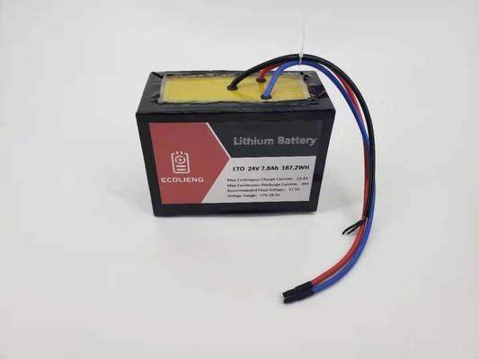 24V 7.8Ah 리?? 티타네이트 LTO 배터리 팩 태양 추적기 / 전기 문