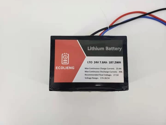 24V 7.8Ah 리?? 티타네이트 LTO 배터리 팩 태양 추적기 / 전기 문