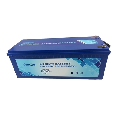 M8 터미널 타입 LiFePO4 리?? 배터리 ECOLTO-24200 IP65 보호