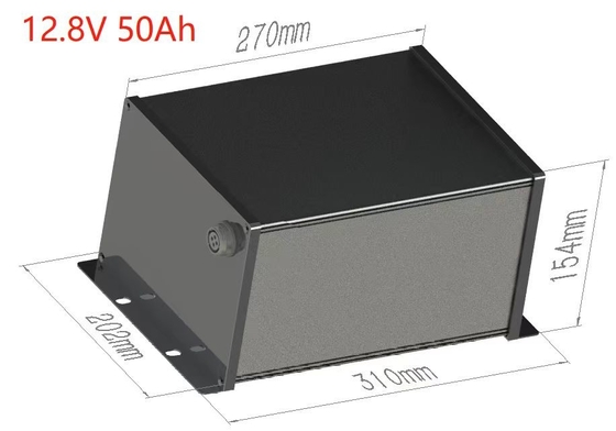 640Wh 태양광 거리 조명 배터리 12V 50Ah LiFePO4 배터리 통합 BMS 및 MPPT