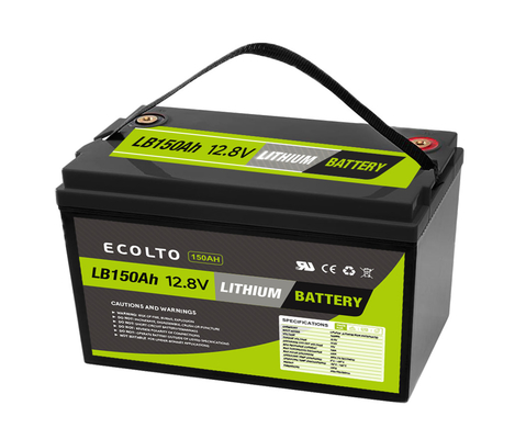 12V 150Ah 깊은 사이클 LiFePO4 리?? 배터리 통합 BMS 휴대용 전원 공급 장치