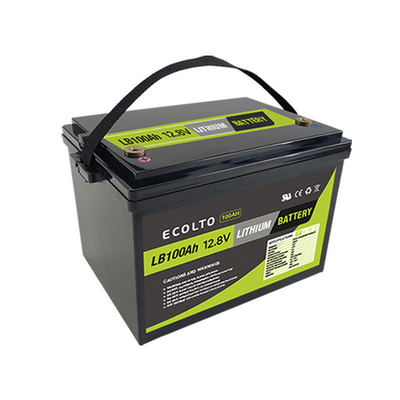 에콜라이트 1280Wh RV 리?? 배터리 M8 터미널 타입 12.8V 100Ah LiFePO4 배터리