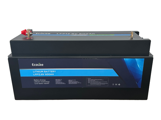 UN38.3 MSDS 해양 LiFePO4 배터리 12.8V 600Ah 해양 보트 시작