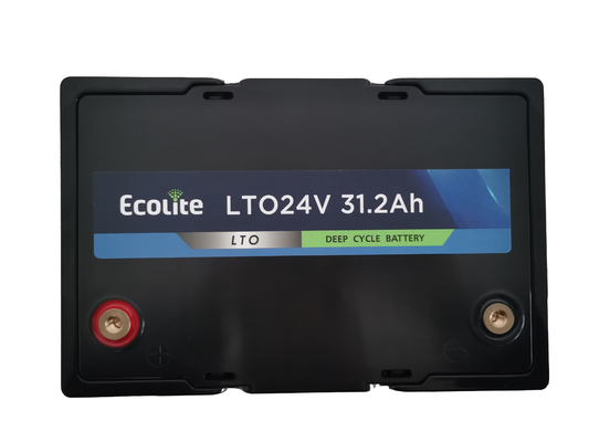 고 에너지 LTO 24V 31.2Ah 리?? 티타나트 배터리 팩 사이클 수명 10000 낮은 온도 용해