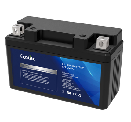 가벼운 12.8V 리?? 철자 모터사이클 시작 배터리 통합 BMS