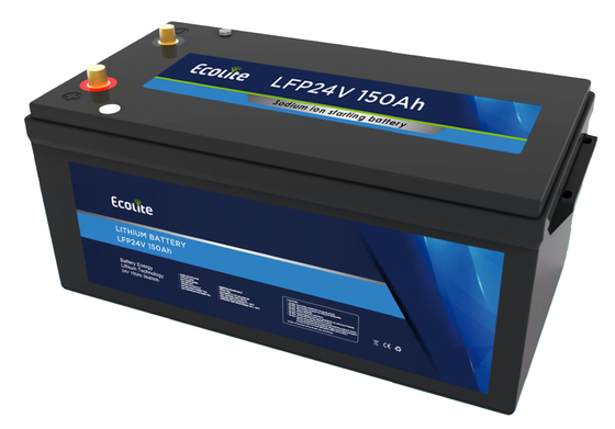 ECOLITE 커스터마이징 고속 충전 24V 150Ah LiFePO4 리?? 배터리 트럭