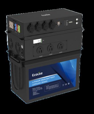 파워 탑 12.8V 300Ah 고용량 RV 리튬 배터리 - 멈추지 않는 야외 및 RV 전원